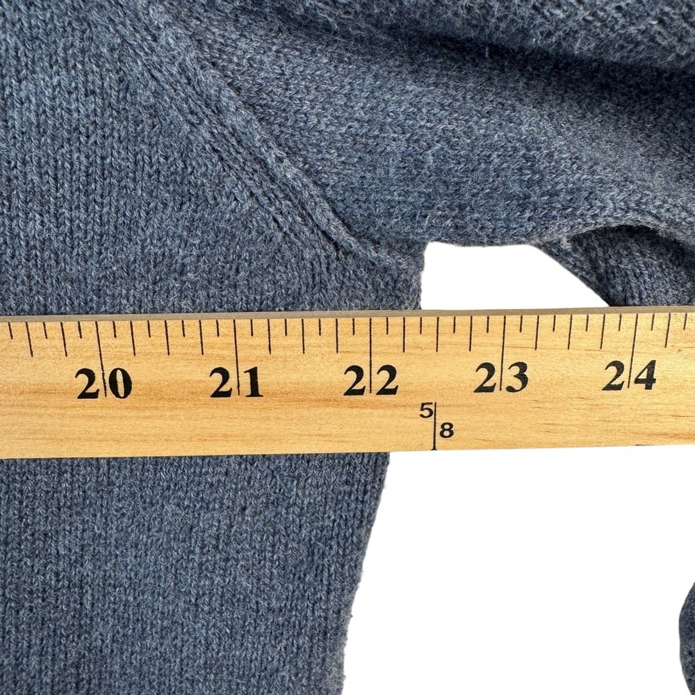 American Eagle Men's Button 1/4 Zip Shawl Collar Sweater XXL Gray Classic Casual - Picture 6 of 7